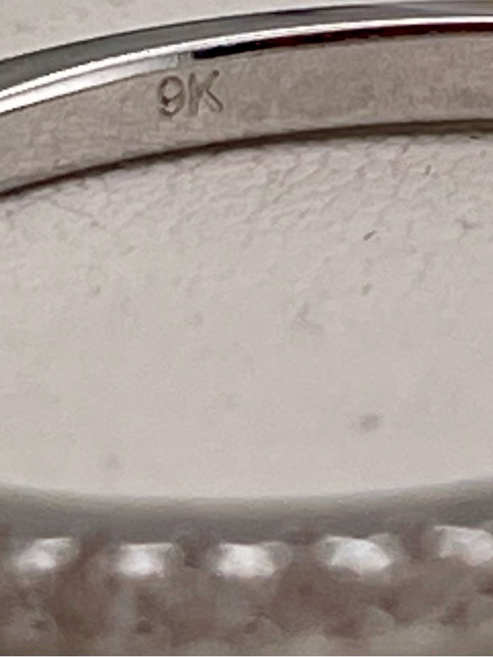 9KT Gold Diamond Band Ring. White Gold .35ct - Picture 12 of 15